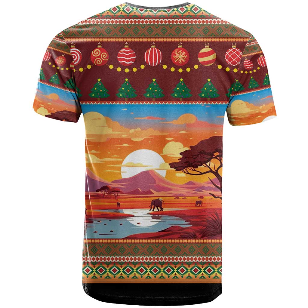 African Christmas T shirt Afro Heritage and Celebrated DT03