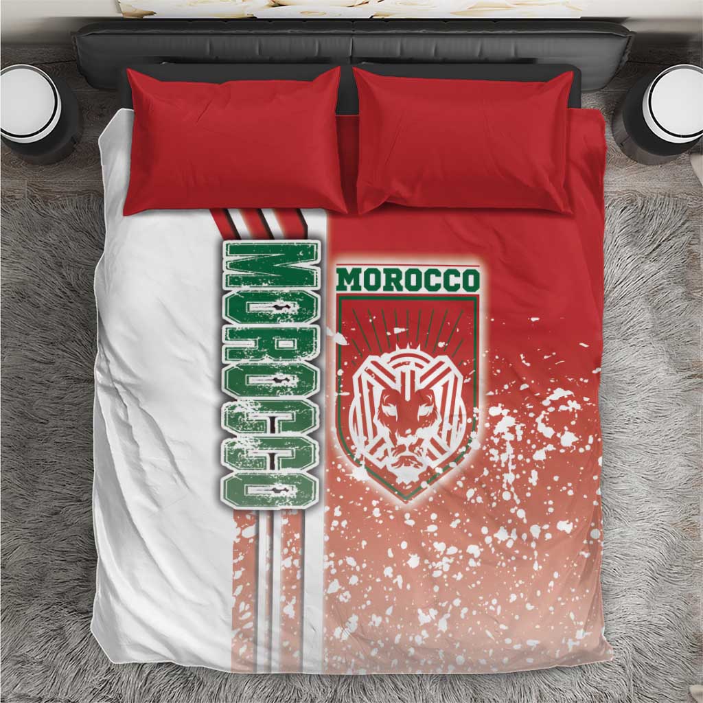 Morocco Soccer Bedding Set Atlas Lions Football - Road To Champion DT03