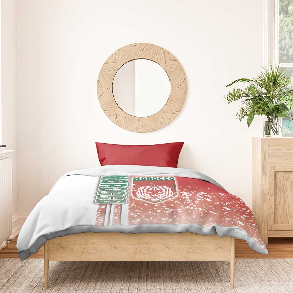 Morocco Soccer Bedding Set Atlas Lions Football - Road To Champion DT03