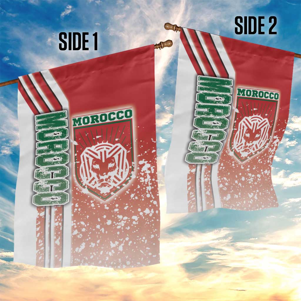 Morocco Soccer Garden Flag Atlas Lions Football - Road To Champion DT03
