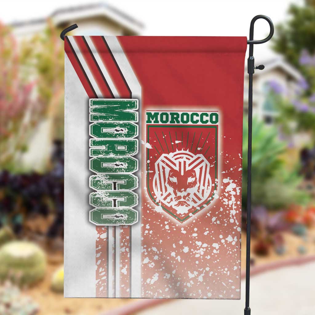 Morocco Soccer Garden Flag Atlas Lions Football - Road To Champion DT03