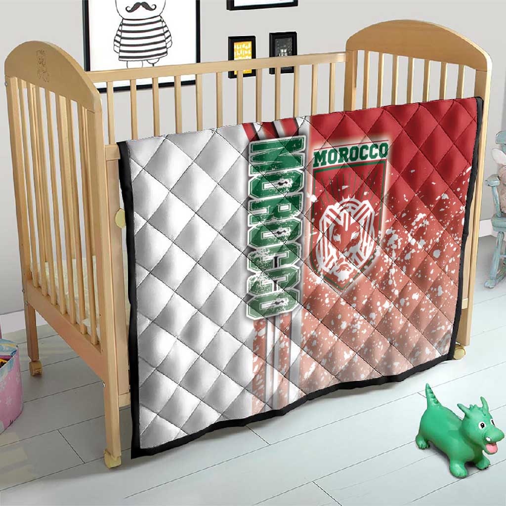 Morocco Soccer Quilt Atlas Lions Football - Road To Champion DT03