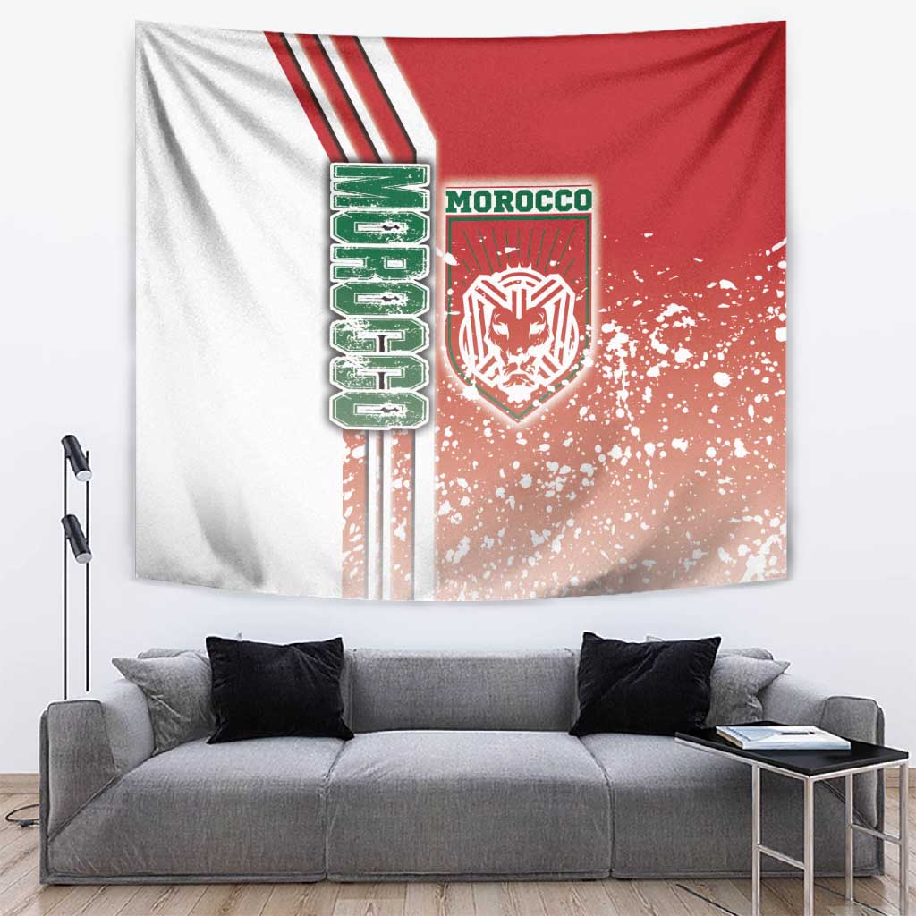 Morocco Soccer Tapestry Atlas Lions Football - Road To Champion DT03