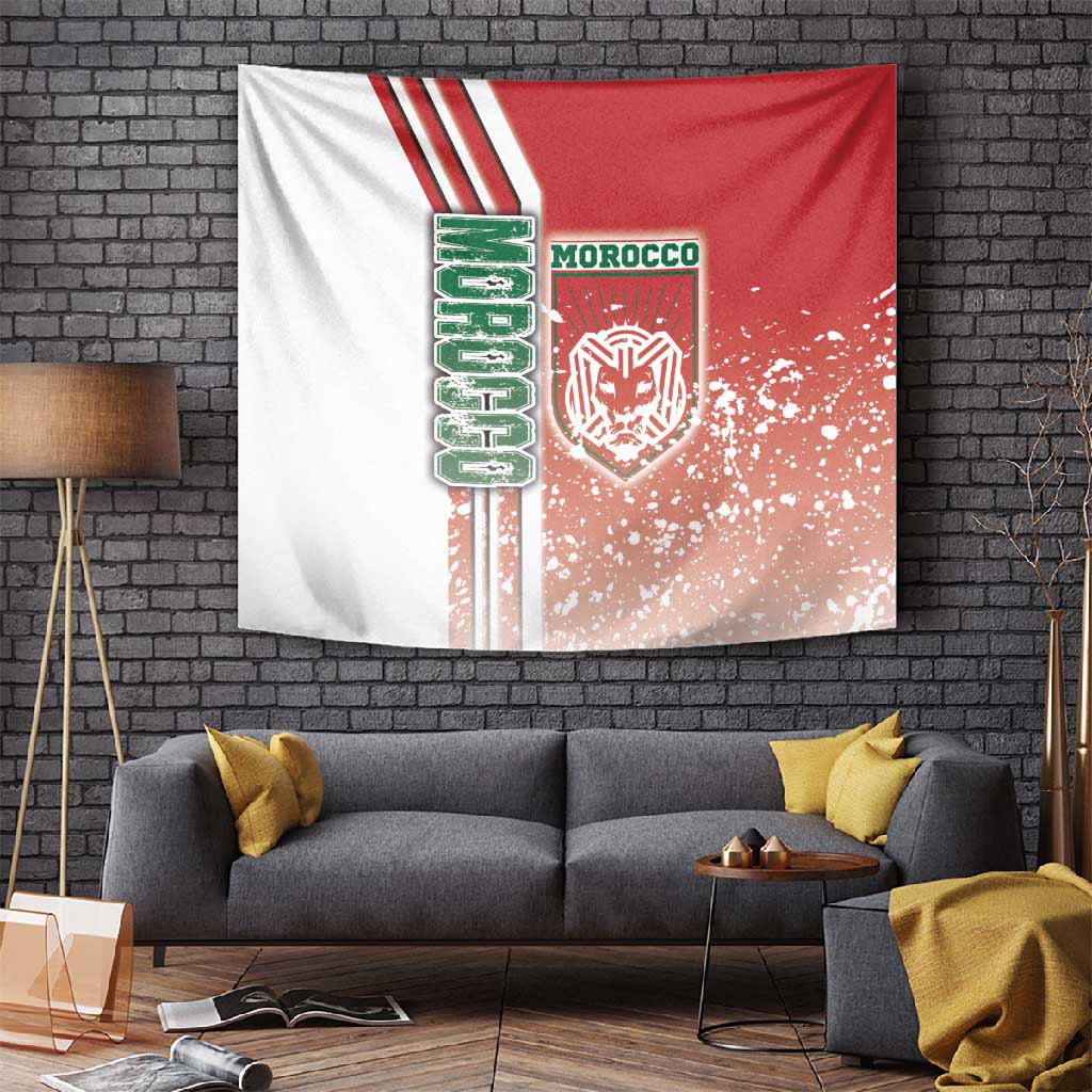 Morocco Soccer Tapestry Atlas Lions Football - Road To Champion DT03