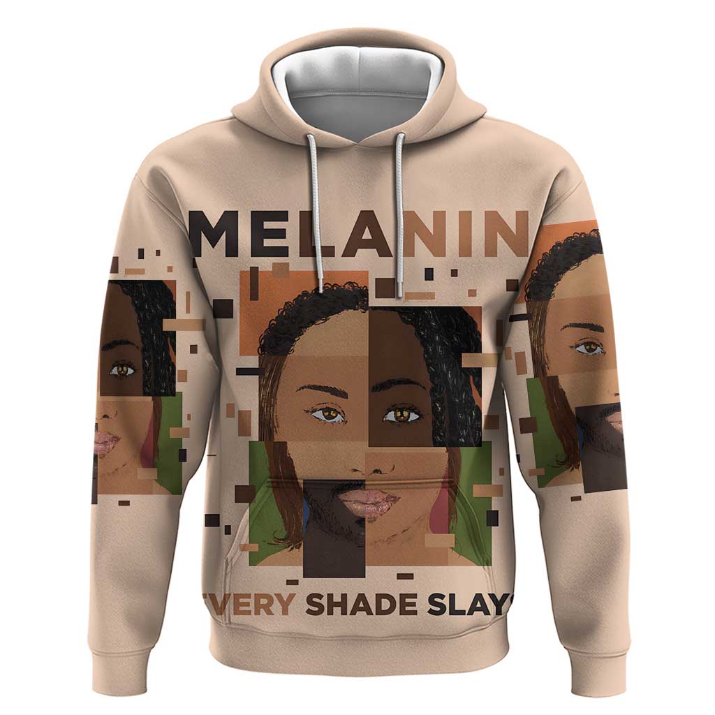 Melanin Every Shade Slays Hoodie African Women DT03