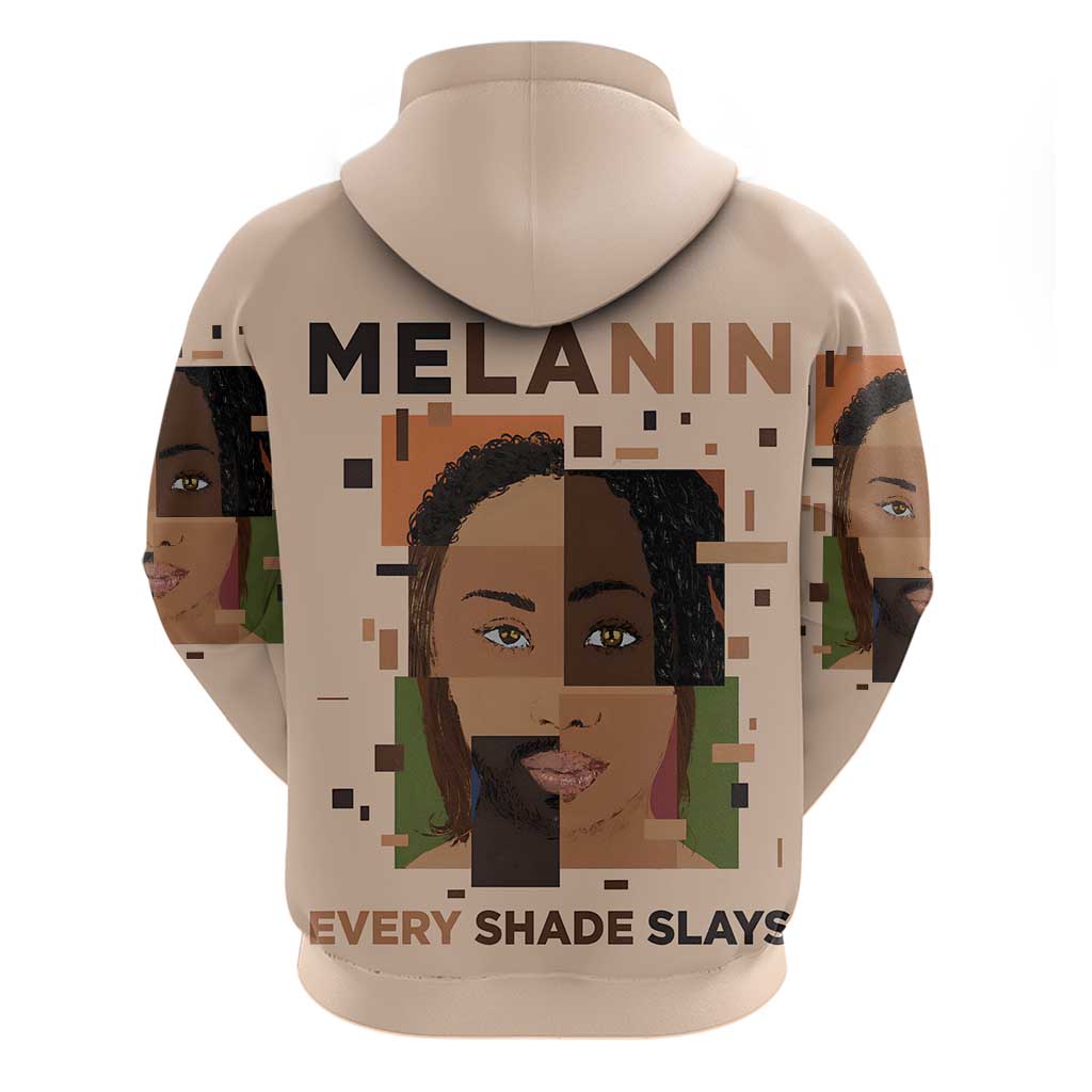 Melanin Every Shade Slays Hoodie African Women DT03