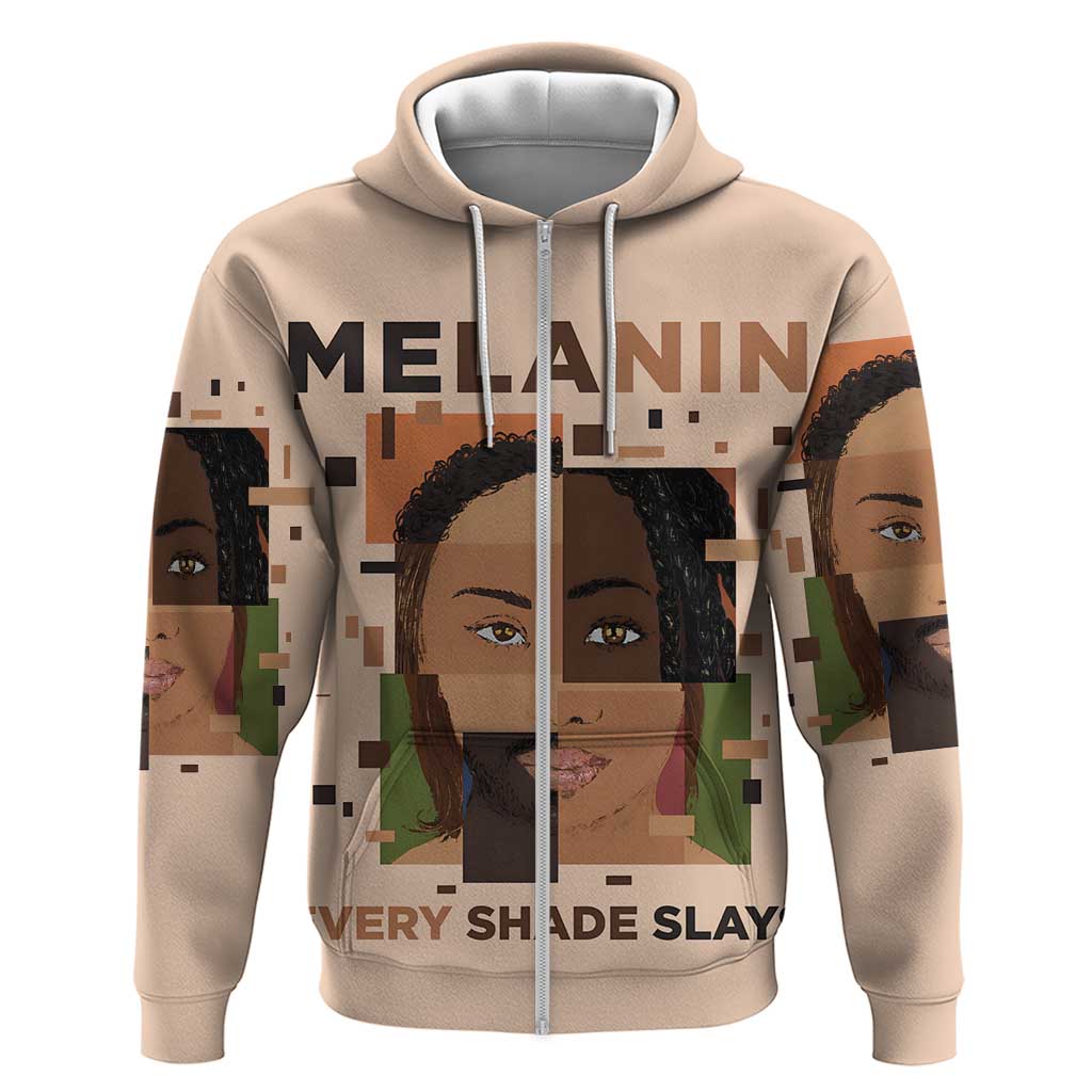 Melanin Every Shade Slays Hoodie African Women DT03