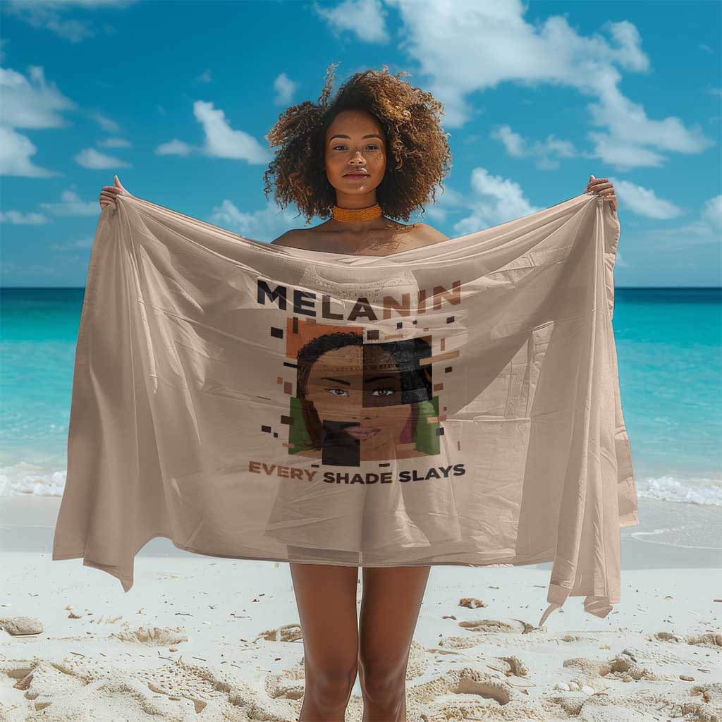Melanin Every Shade Slays Sarong Afro Women DT03