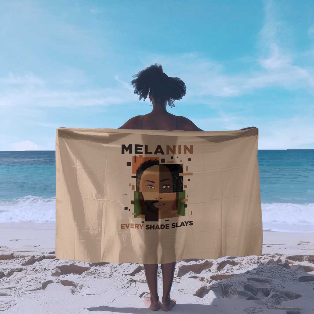 Melanin Every Shade Slays Sarong Afro Women DT03