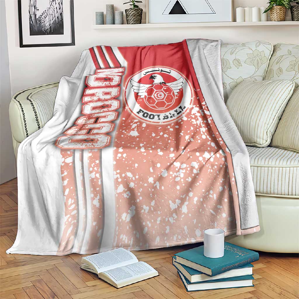 Tunisia Soccer Blanket Eagles of Carthage Football - Road To Champion DT03
