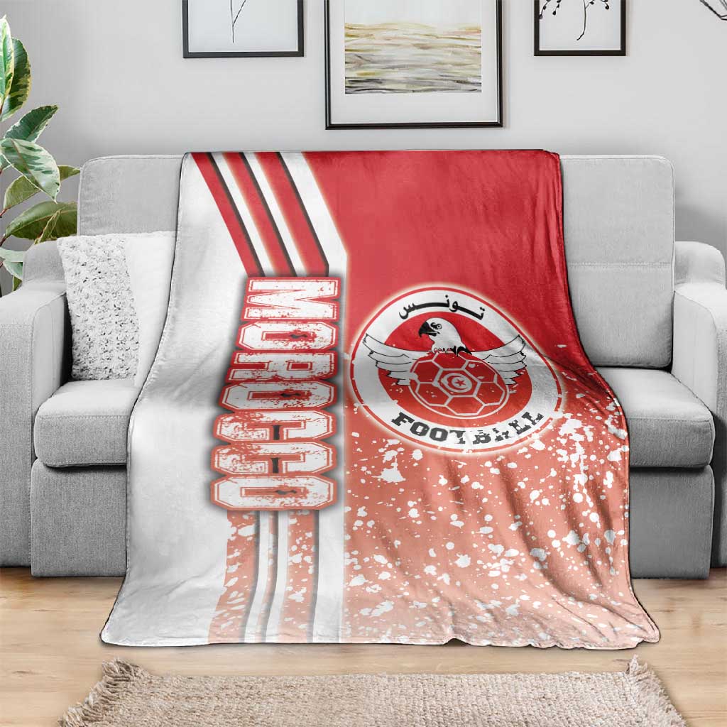 Tunisia Soccer Blanket Eagles of Carthage Football - Road To Champion DT03