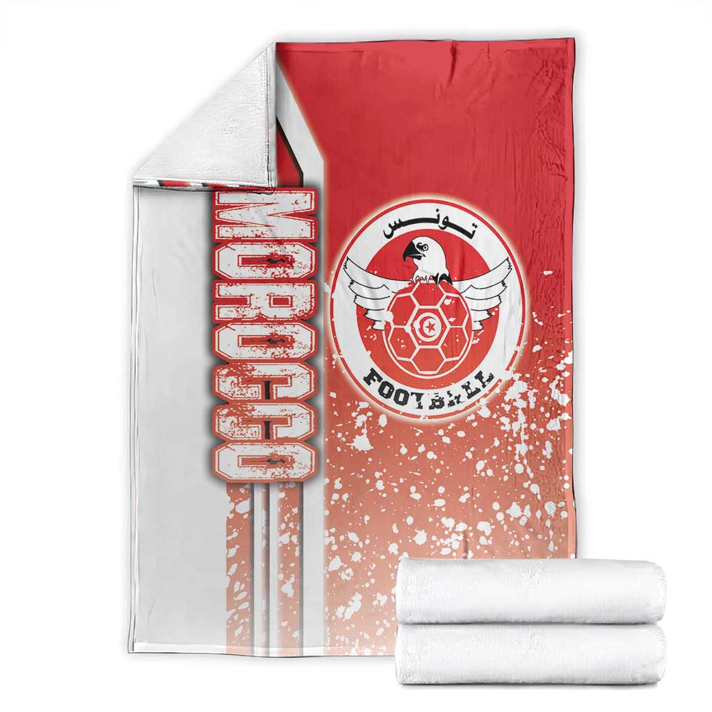 Tunisia Soccer Blanket Eagles of Carthage Football - Road To Champion DT03