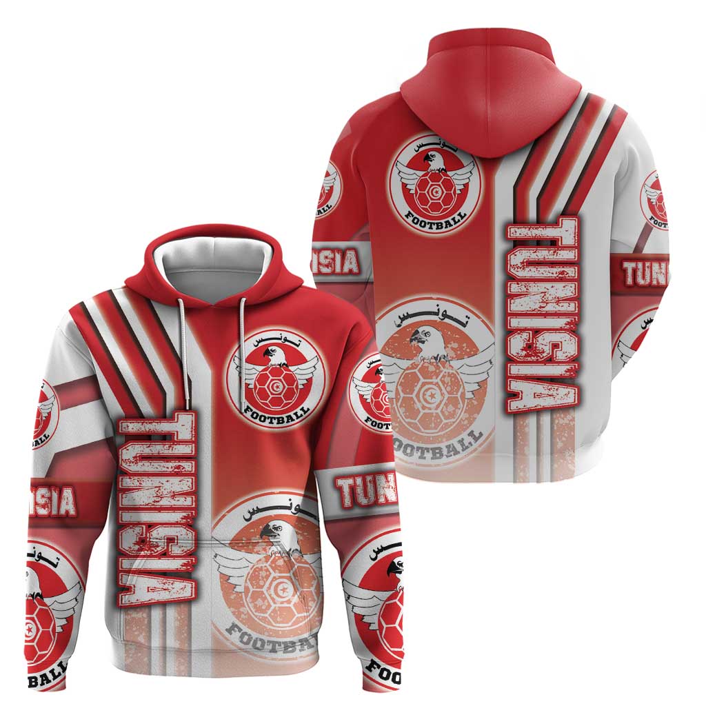 Tunisia Football Hoodie Eagles of Carthage Soccer - Road To Champion DT03