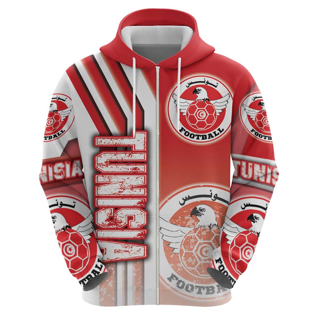 Tunisia Football Hoodie Eagles of Carthage Soccer - Road To Champion DT03