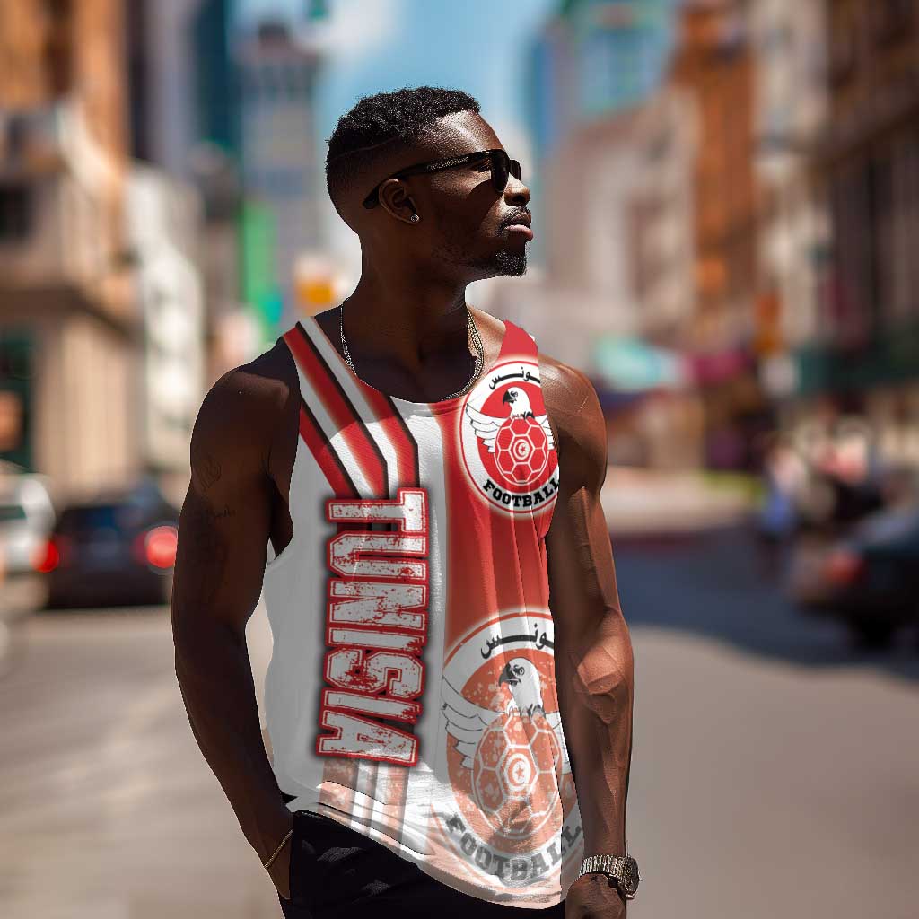 Tunisia Soccer Men Tank Top Eagles of Carthage Football - Road To Champion DT03