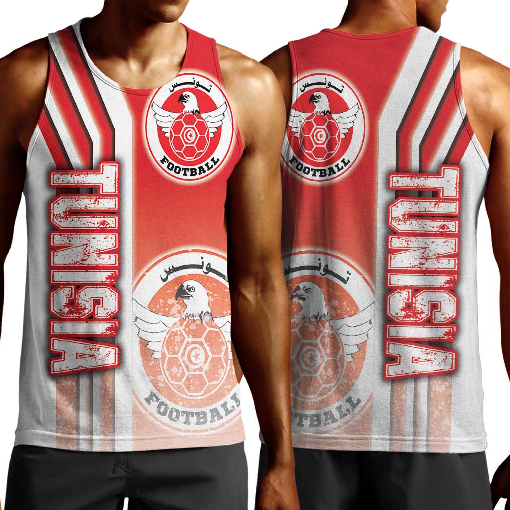 Tunisia Soccer Men Tank Top Eagles of Carthage Football - Road To Champion DT03