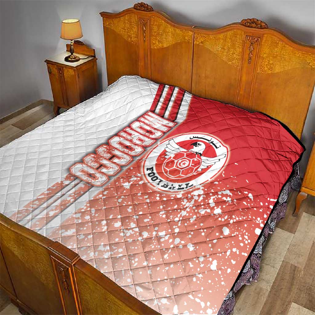 Tunisia Soccer Quilt Eagles of Carthage Football - Road To Champion DT03