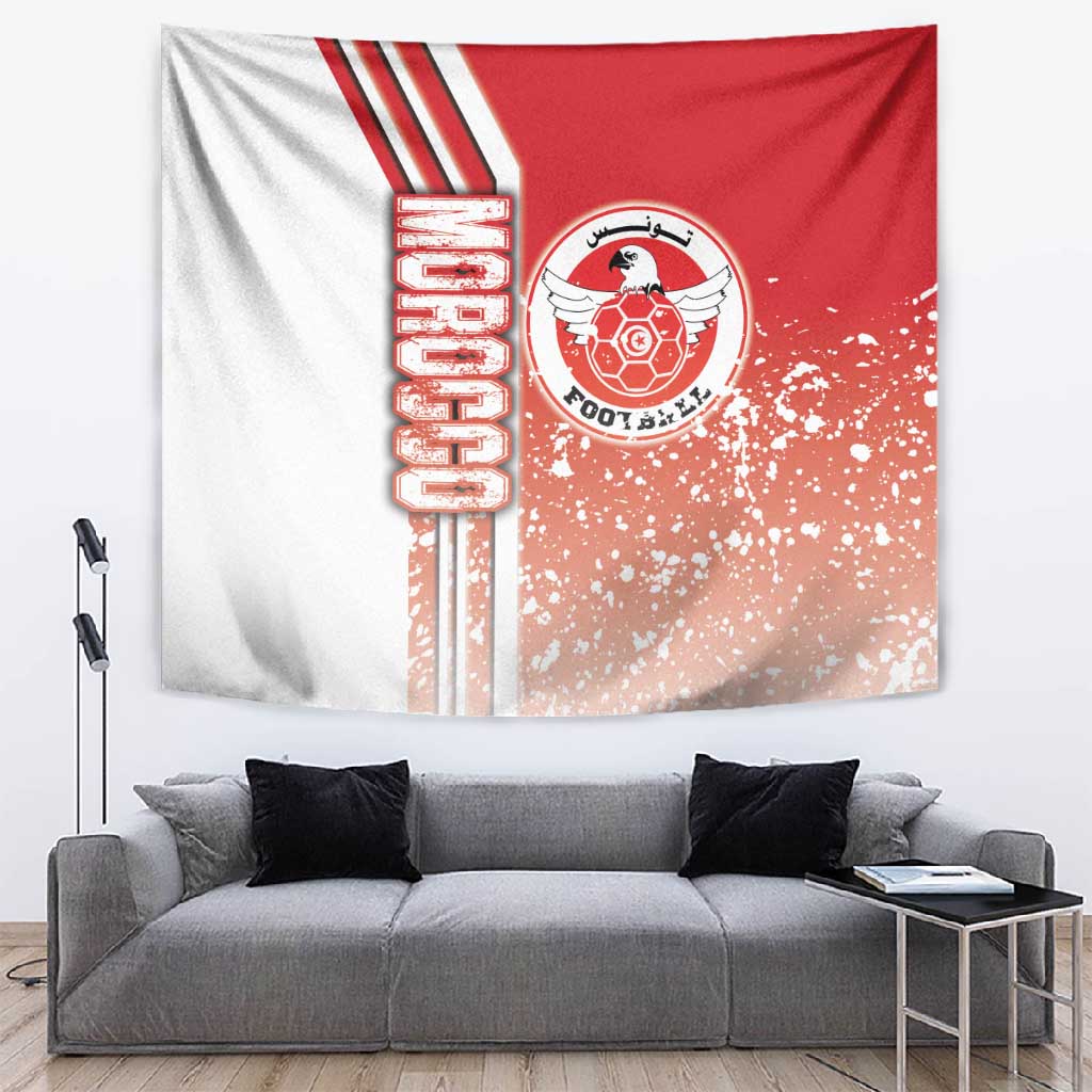 Tunisia Soccer Tapestry Eagles of Carthage Football - Road To Champion DT03