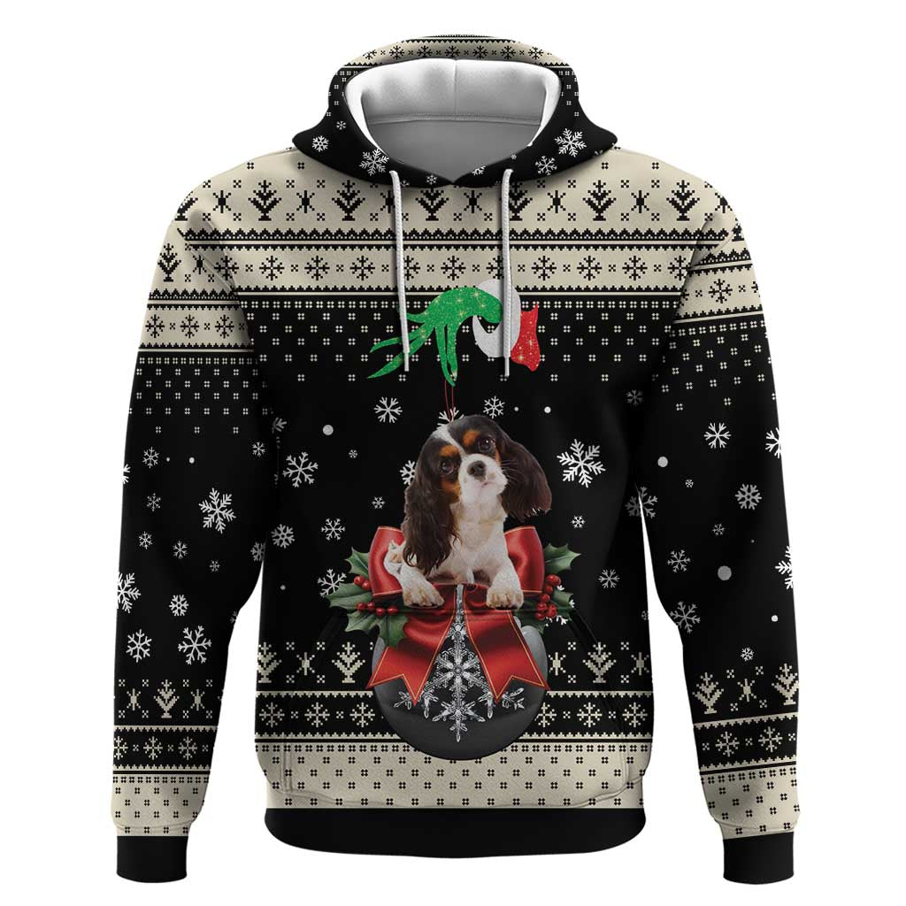 Cavalier King Charles Spaniel Xmas Ball Hoodie Christmas Dog Lovers DT03