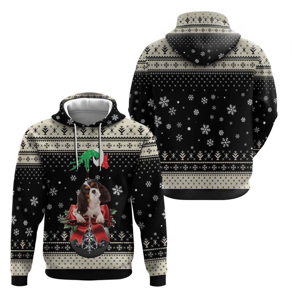 Cavalier King Charles Spaniel Xmas Ball Hoodie Christmas Dog Lovers DT03