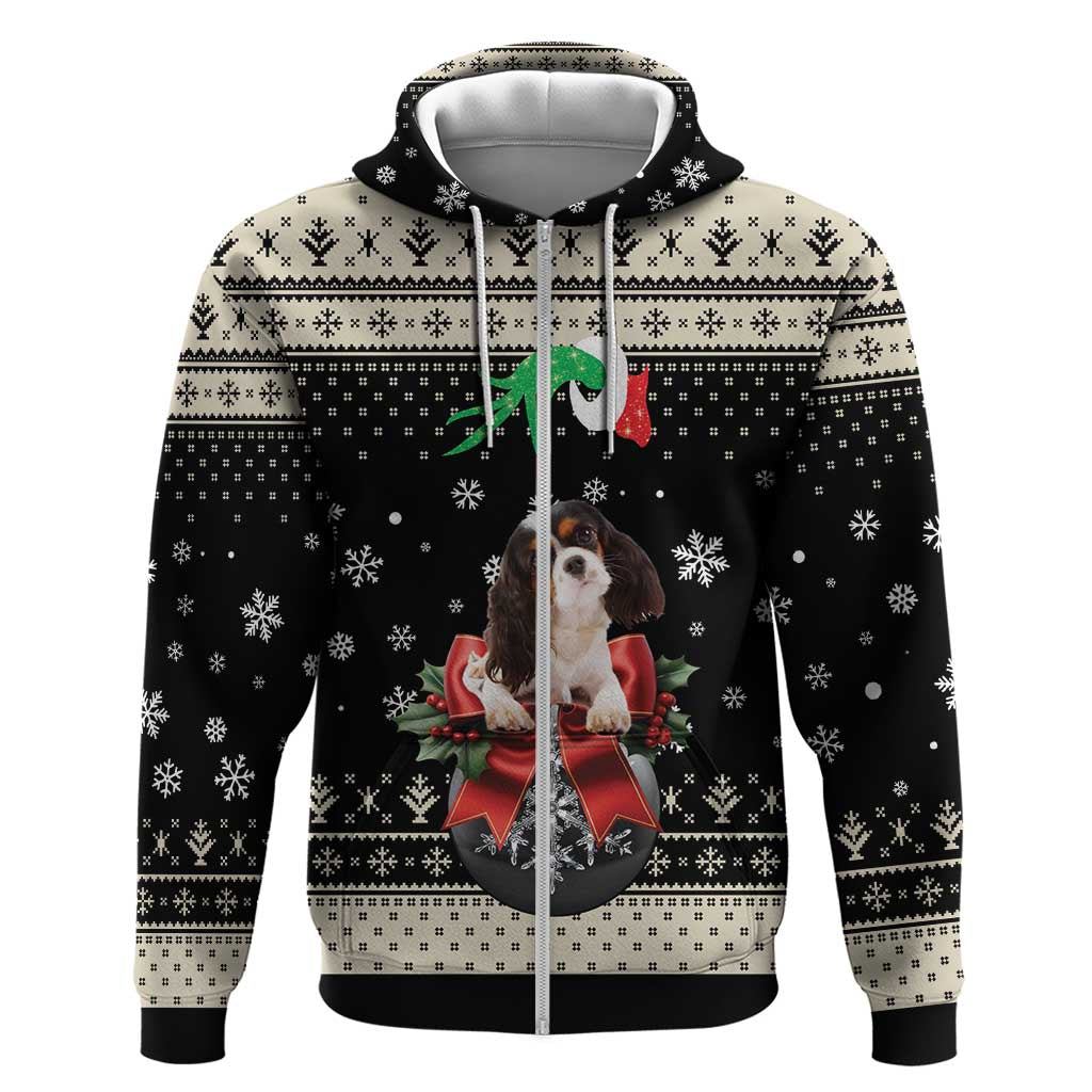 Cavalier King Charles Spaniel Xmas Ball Hoodie Christmas Dog Lovers DT03