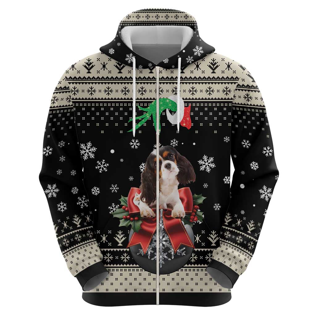 Cavalier King Charles Spaniel Xmas Ball Hoodie Christmas Dog Lovers DT03