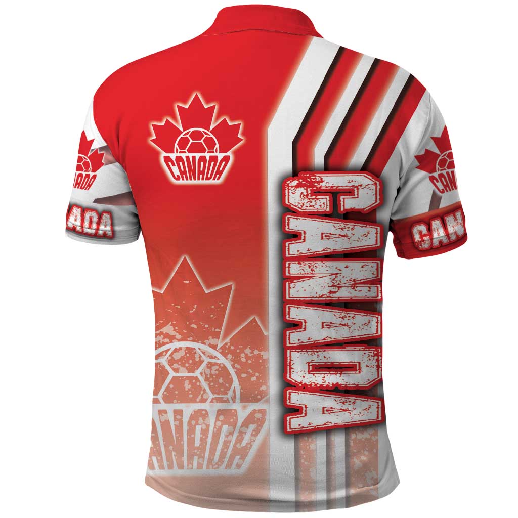 Canada Football Polo Shirt Canucks Soccer - Road To Champion DT03