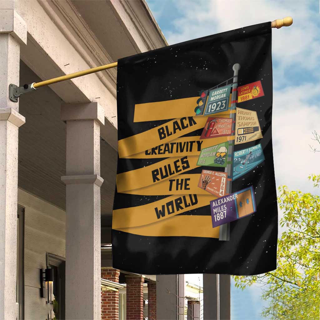 African Creativity Garden Flag Black Creativity Rules The World DT03