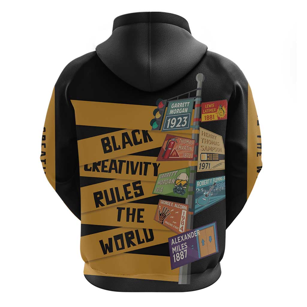 Black Creativity Rules The World Hoodie African Creativity DT03
