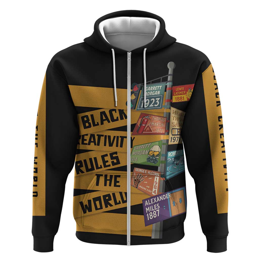 Black Creativity Rules The World Hoodie African Creativity DT03