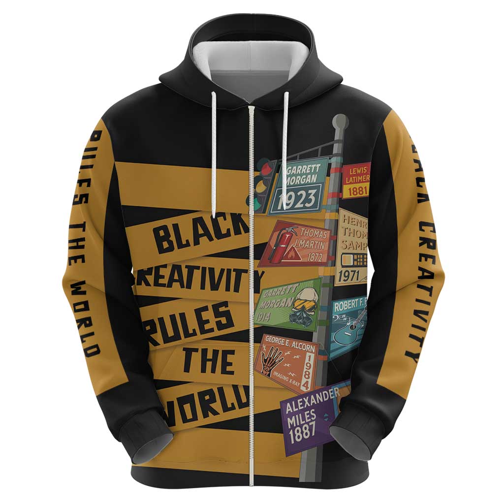 Black Creativity Rules The World Hoodie African Creativity DT03