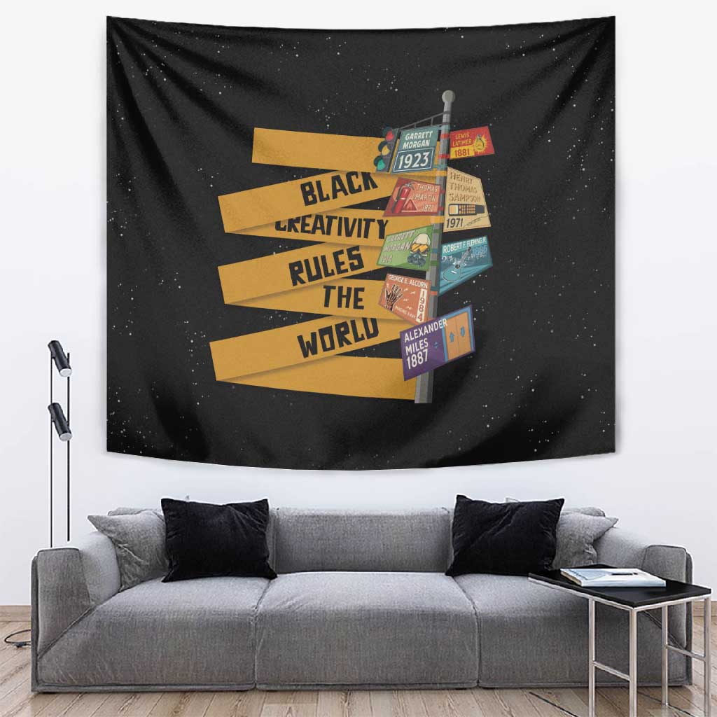 African Creativity Tapestry Black Creativity Rules The World DT03