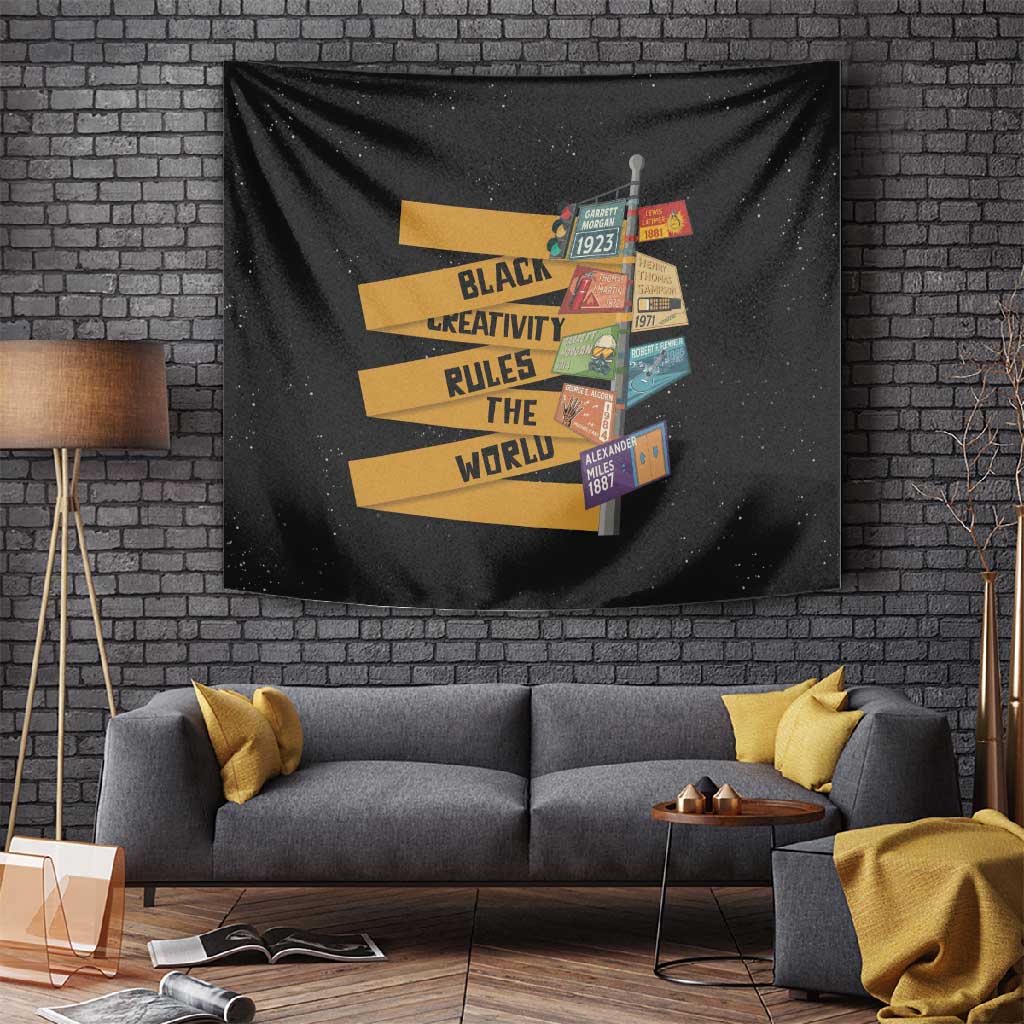 African Creativity Tapestry Black Creativity Rules The World DT03