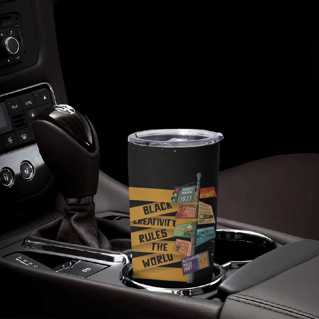 African Creativity Tumbler Cup Black Creativity Rules The World DT03