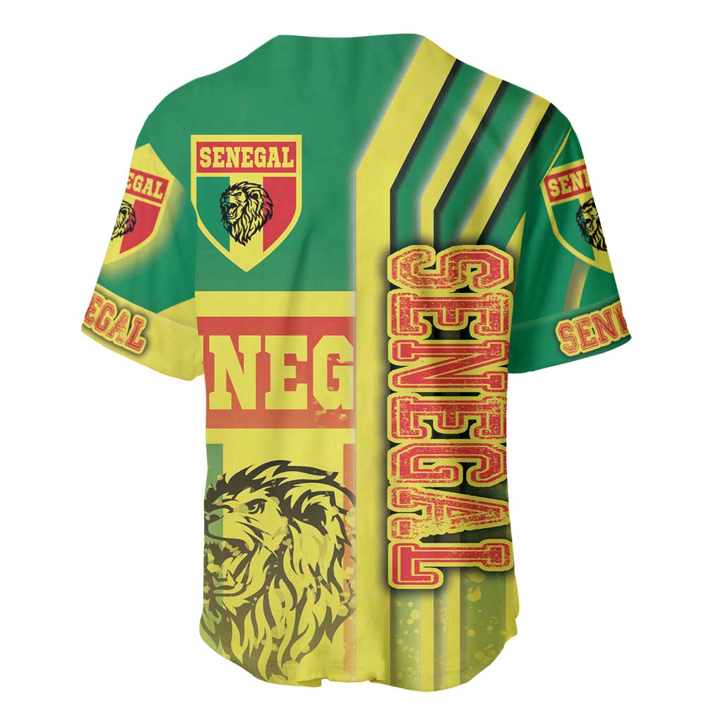 Senegal Soccer Baseball Jersey Lions of Teranga Football - Road To Champion DT03