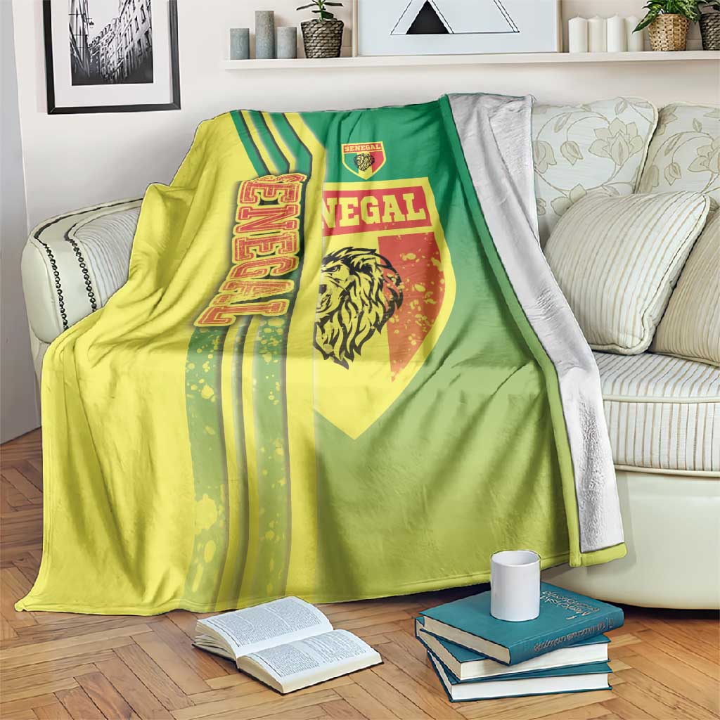 Senegal Soccer Blanket Lions of Teranga Football - Road To Champion DT03