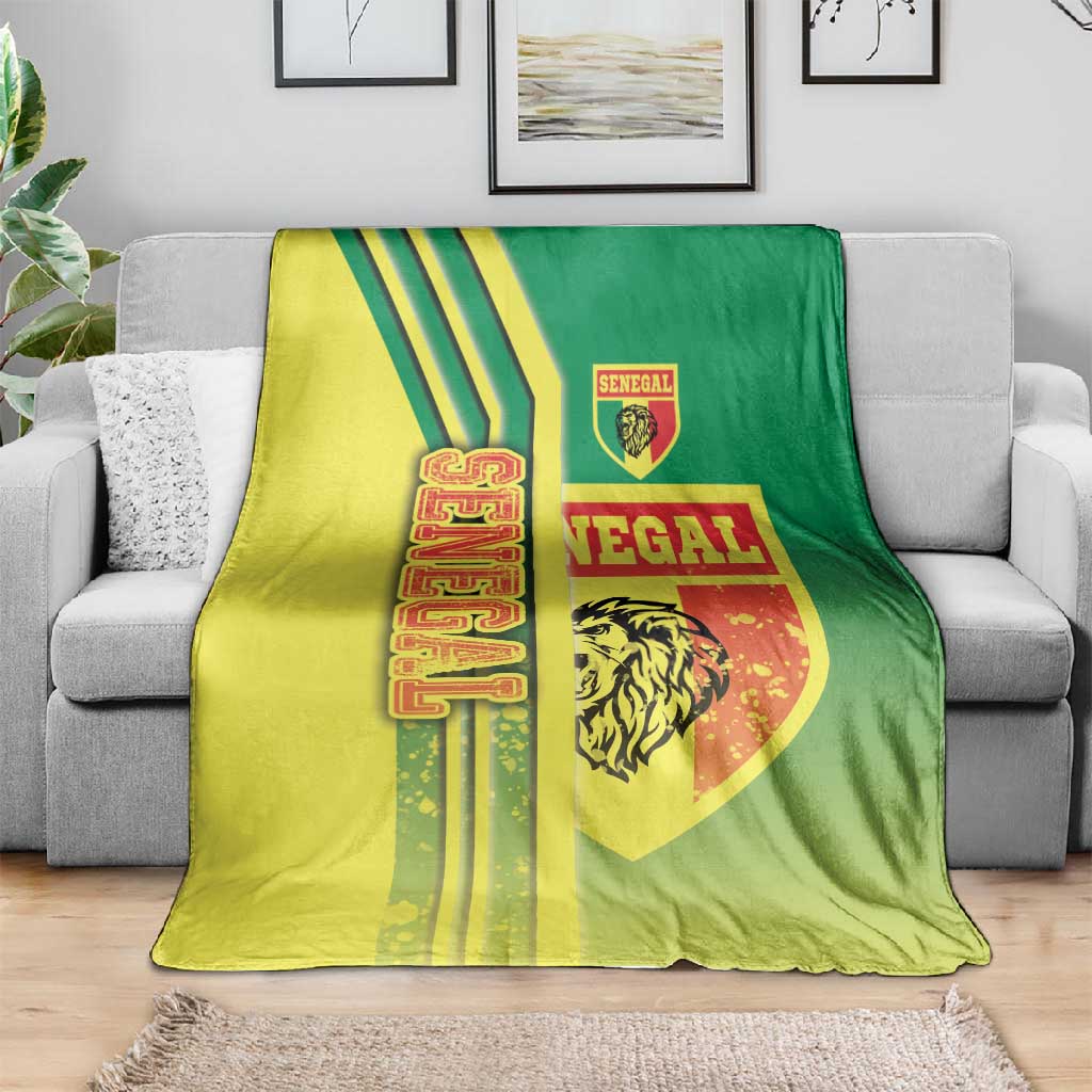 Senegal Soccer Blanket Lions of Teranga Football - Road To Champion DT03