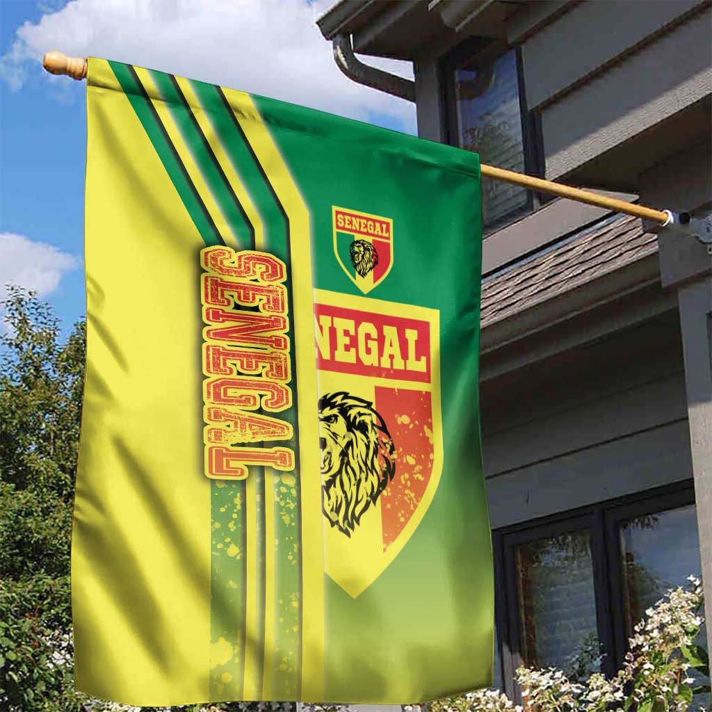 Senegal Soccer Garden Flag Lions of Teranga Football - Road To Champion DT03
