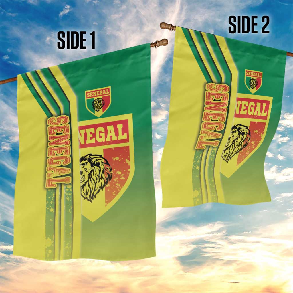 Senegal Soccer Garden Flag Lions of Teranga Football - Road To Champion DT03