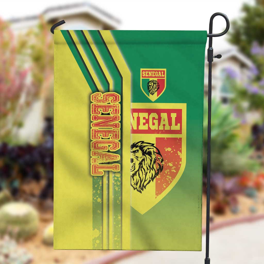 Senegal Soccer Garden Flag Lions of Teranga Football - Road To Champion DT03
