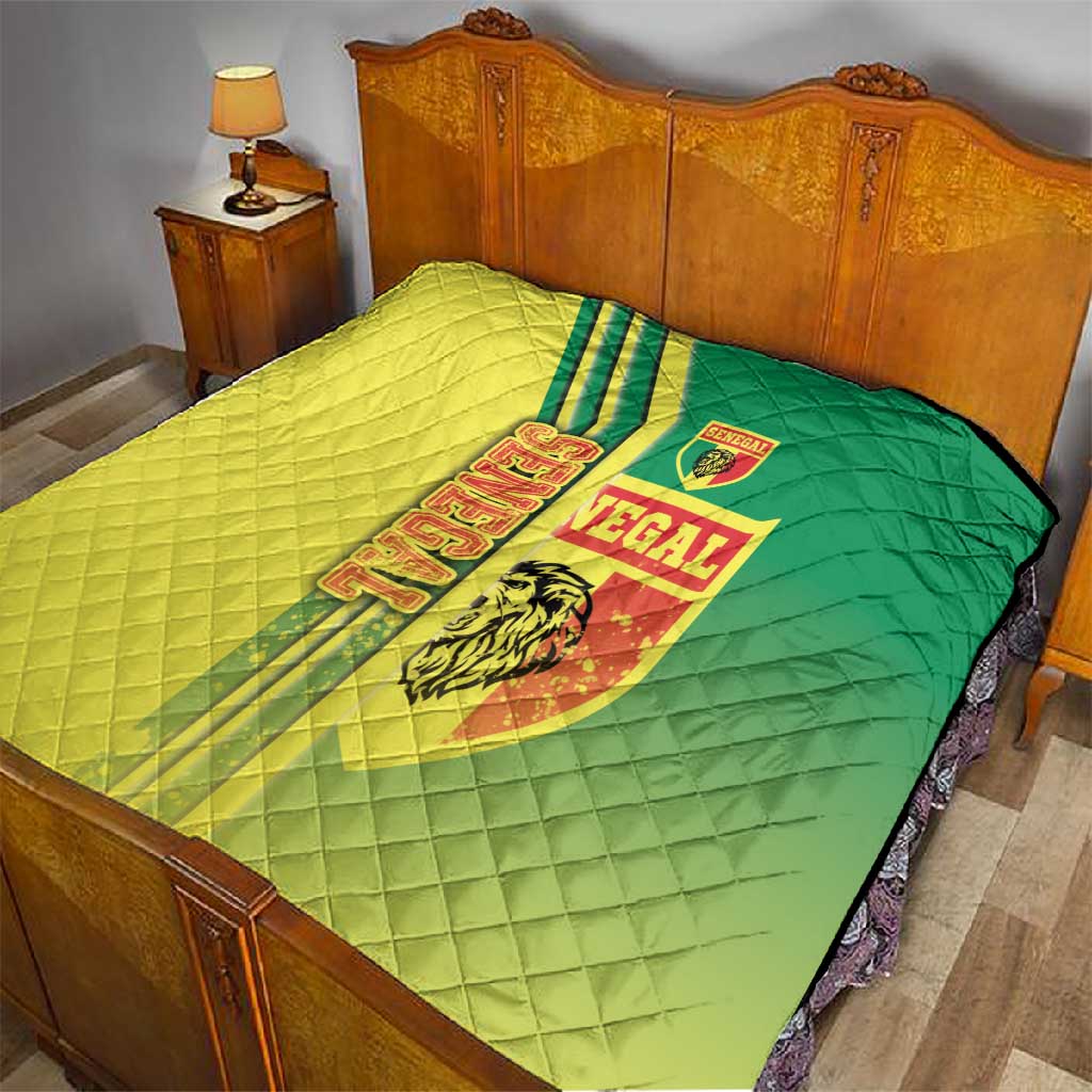 Senegal Soccer Quilt Lions of Teranga Football - Road To Champion DT03