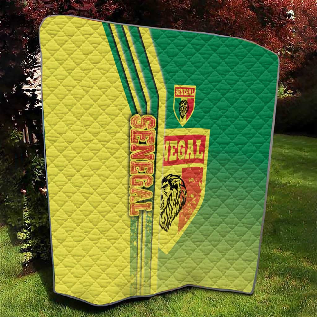 Senegal Soccer Quilt Lions of Teranga Football - Road To Champion DT03
