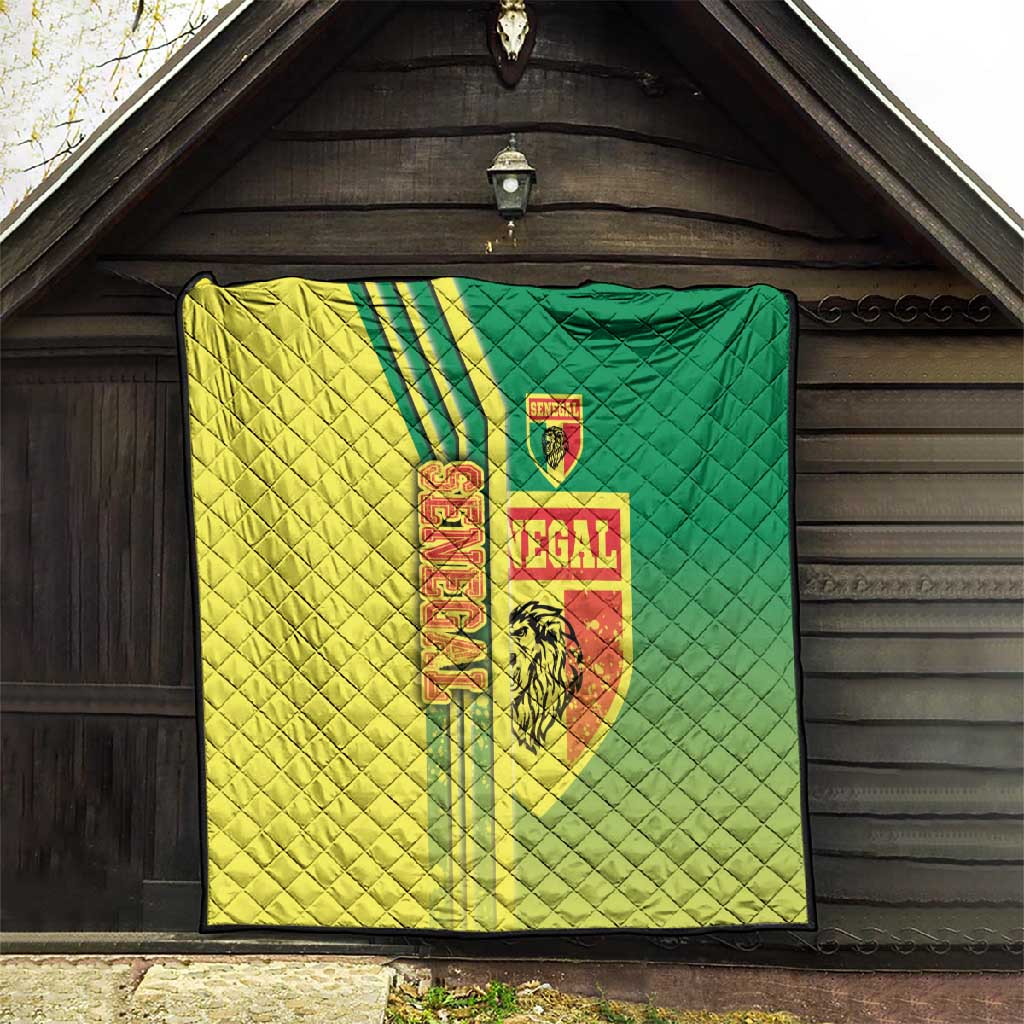 Senegal Soccer Quilt Lions of Teranga Football - Road To Champion DT03