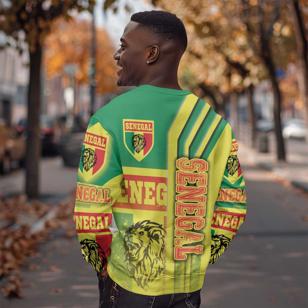 Senegal Soccer Sweatshirt Lions of Teranga Football - Road To Champion DT03