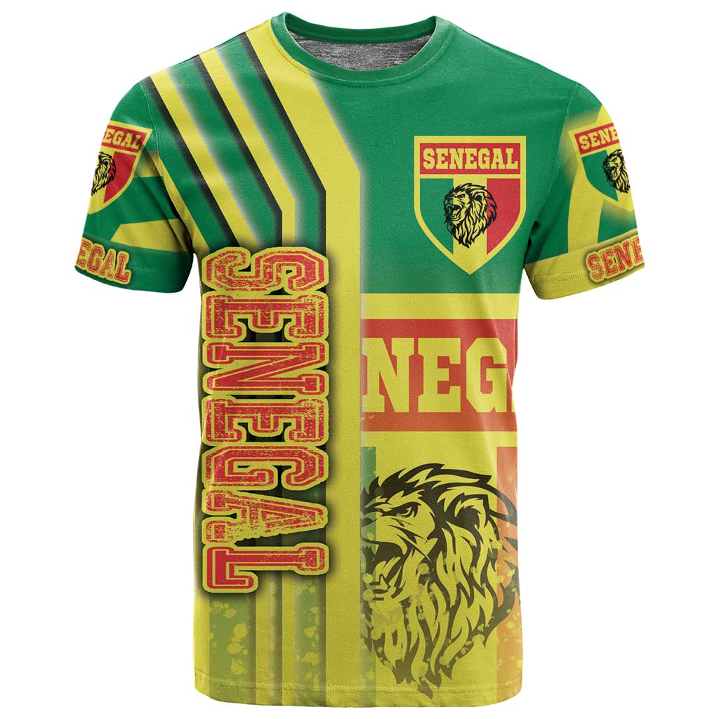 Senegal Soccer T shirt Lions of Teranga Football - Road To Champion DT03