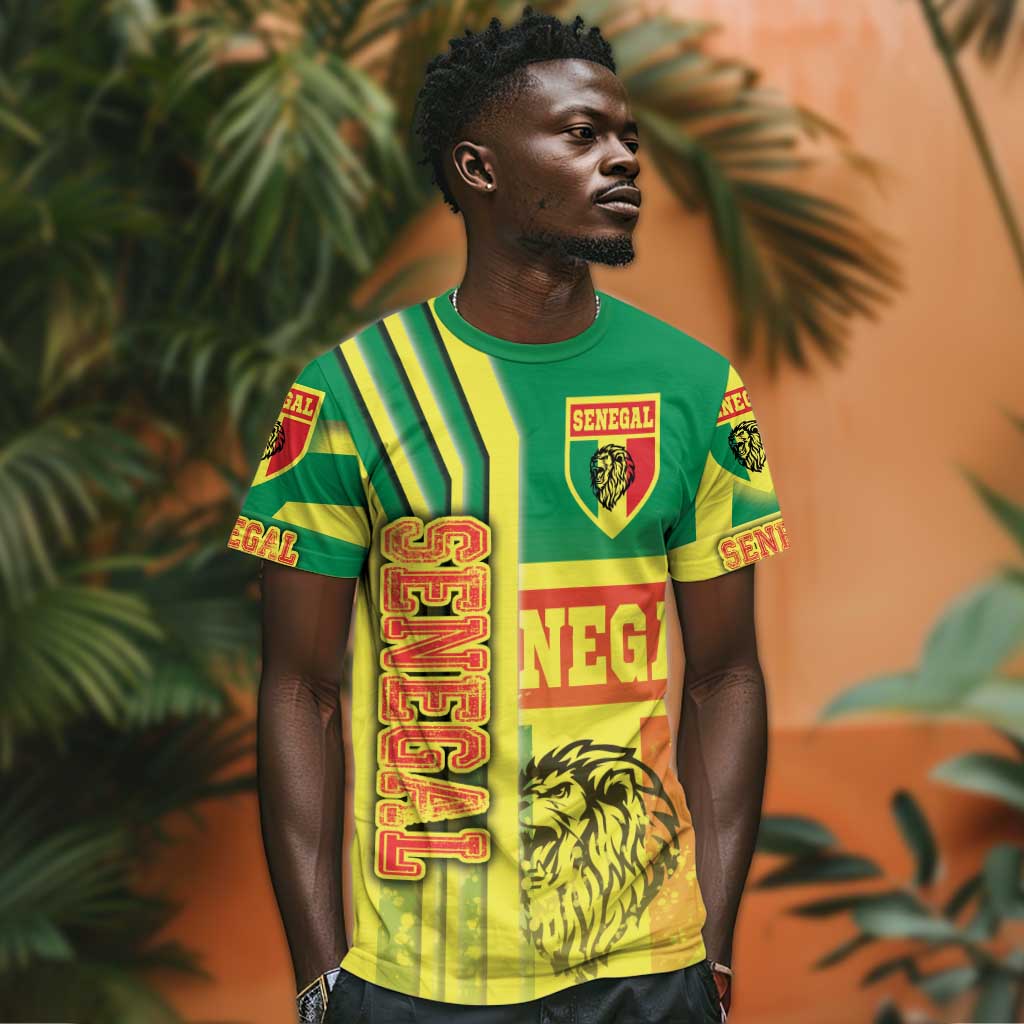 Senegal Soccer T shirt Lions of Teranga Football - Road To Champion DT03
