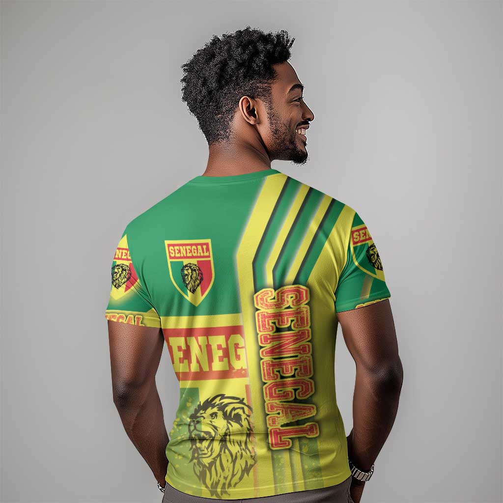 Senegal Soccer T shirt Lions of Teranga Football - Road To Champion DT03
