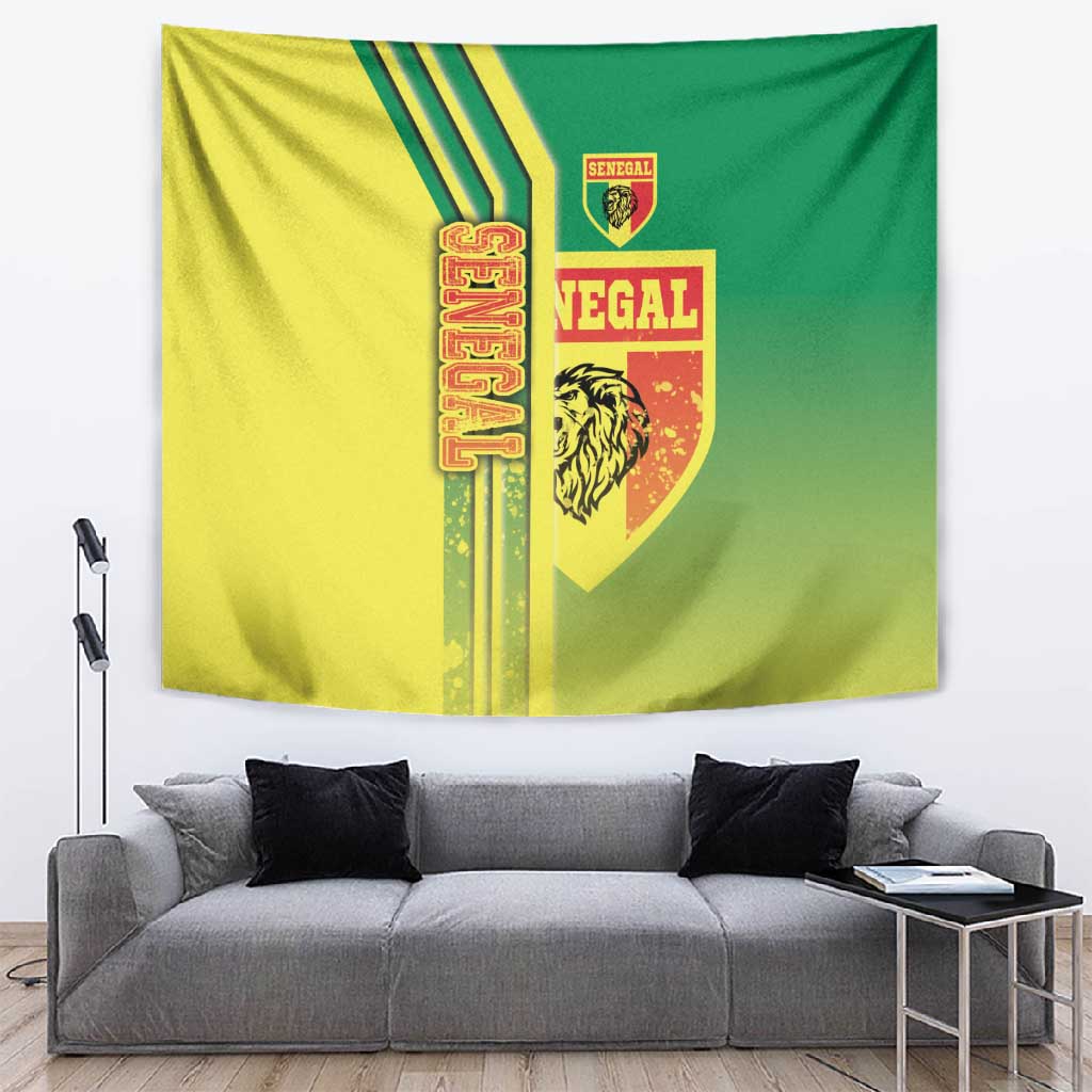 Senegal Soccer Tapestry Lions of Teranga Football - Road To Champion DT03
