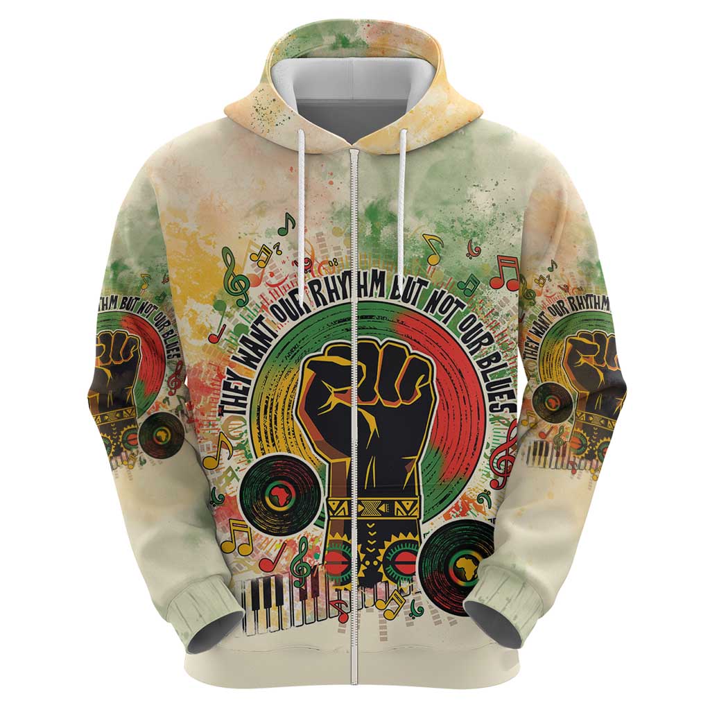 They Want Our Rhythm Not Our Blues Hoodie African Music Pride DT03