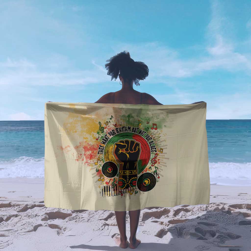 They Want Our Rhythm Not Our Blues Sarong Afro Pride Music DT03